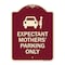 Signmission Expectant Mothers Parking W/ Graphic Heavy-Gauge Aluminum Sign, 18" L, 24" H, BU-1824-24028 A-DES-BU-1824-24028 - alternate 1